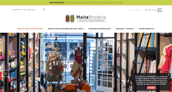 Desktop Screenshot of maitebroderie.com